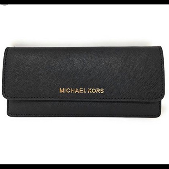 MICHAEL Michael Kors Handbags - Michael Kors Jet Set Leather Travel Wallet